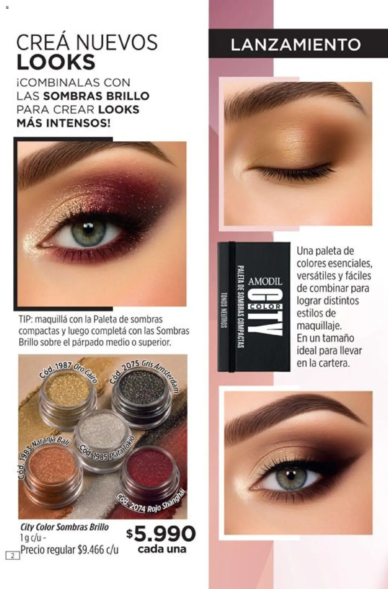 Catálogo Amodil Campaña 12 │ válido desde el 26.06.2025 | Página: 2 | Productos: Sobre, Brillo, Paleta