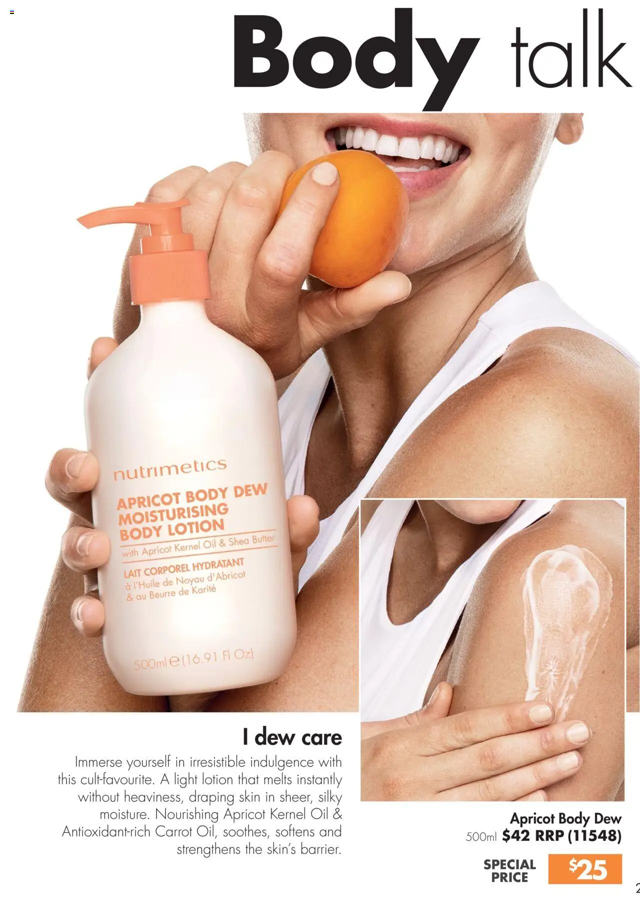 Nutrimetics catalogue - valid from 26.08.2025 | Page: 25 | Products: Butter, Oil, Lotion, Body lotion