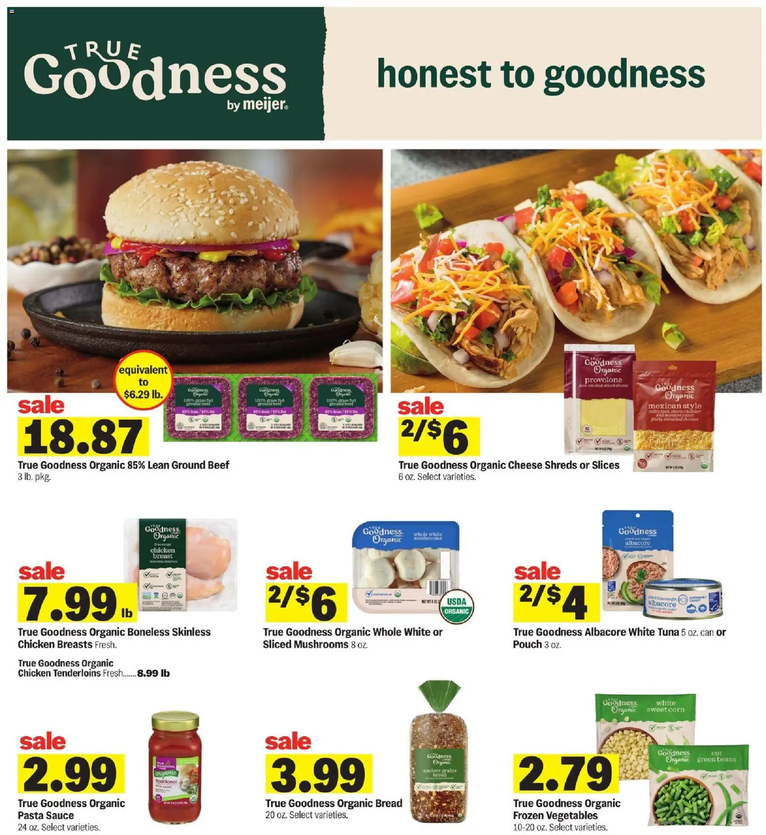 Meijer Weekly Ad - MI - valid from 18.02.2026 | Page: 19 | Products: Corn, Cheese, Beef, Beet