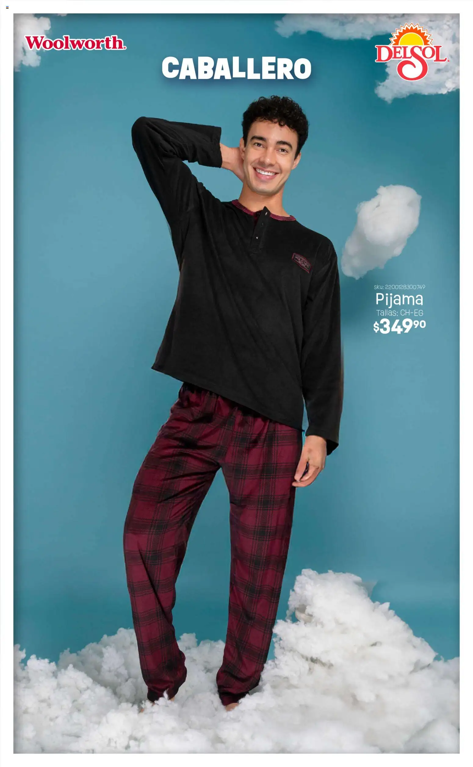 Nuevas ofertas de Del Sol y Woolworth válidas en toda la República Mexicana desde el 04.11.2025. ¡Encuentra las mejores ofertas en Del Sol y Woolworth catálogo! | Página: 10 | Productos: Pijama