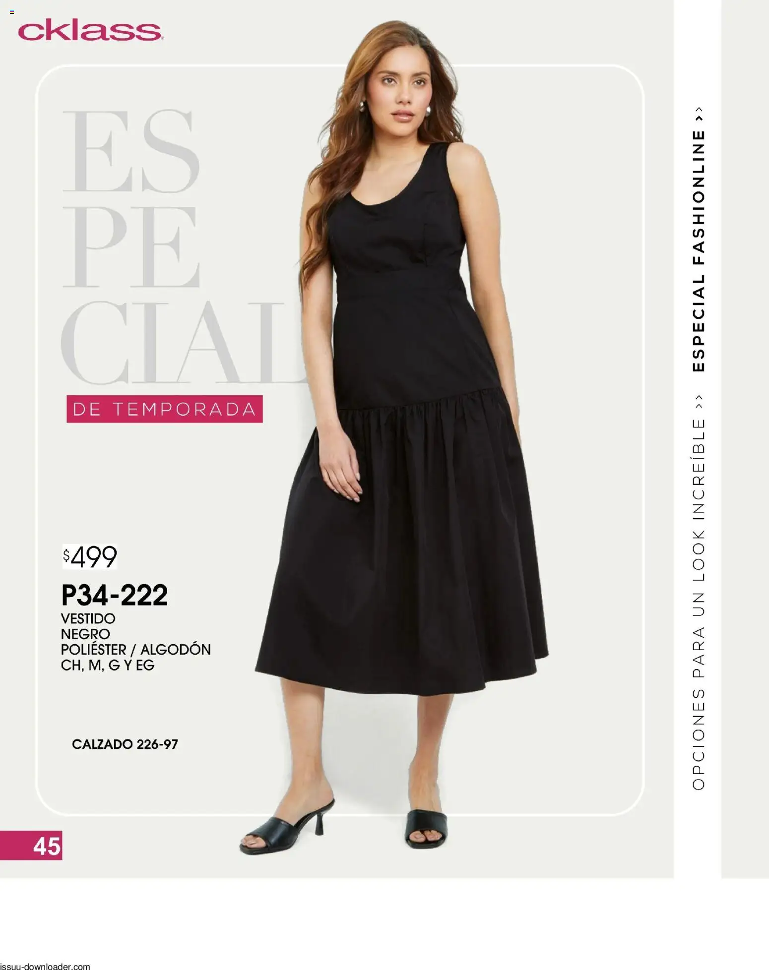 Nuevas ofertas de Cklass válidas en toda la República Mexicana desde el 06.02.2026. ¡Encuentra las mejores ofertas en Cklass catálogo Especial Fashionline! | Página: 46