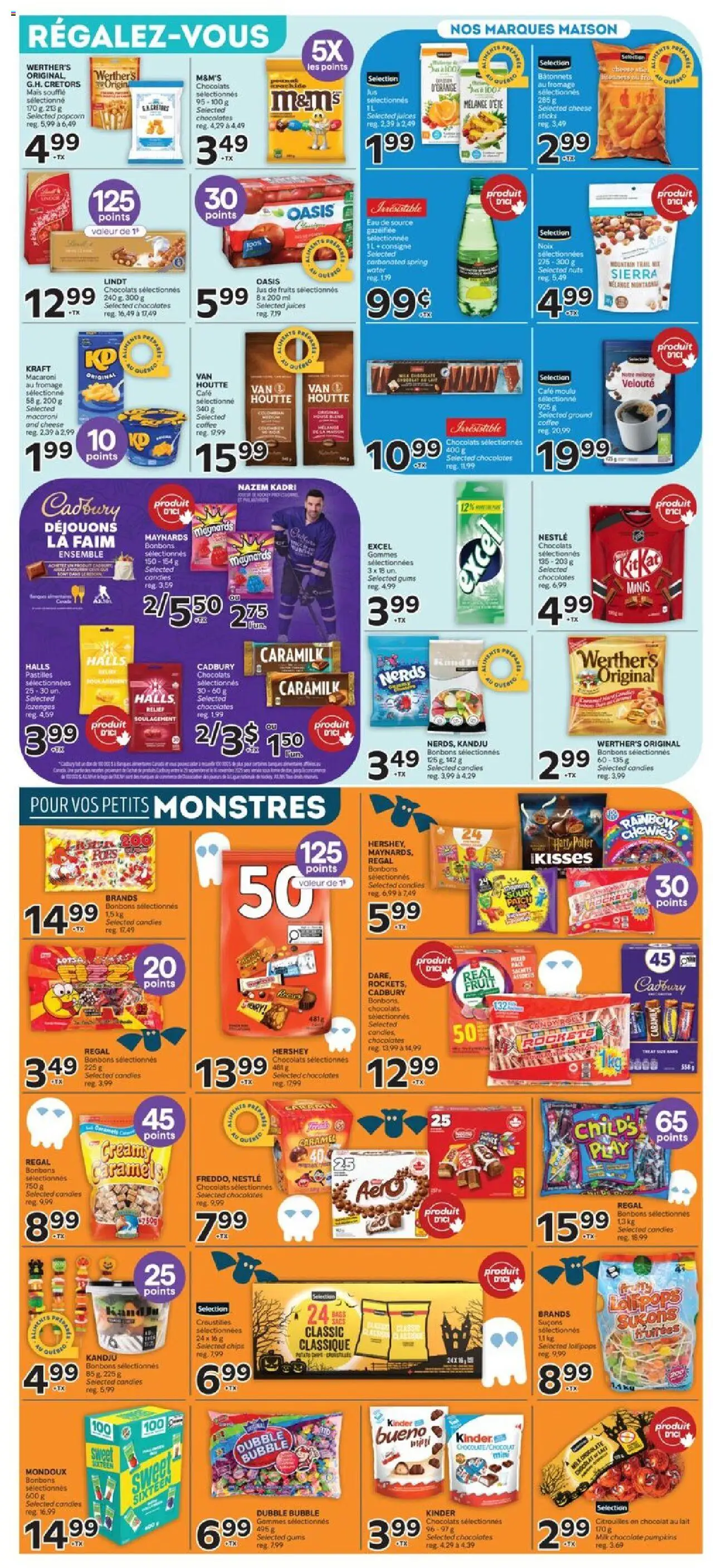 Brunet flyer valid from 02.10.2025 | Page: 7 | Products: Chips, Nuts, Cheese, Chocolate