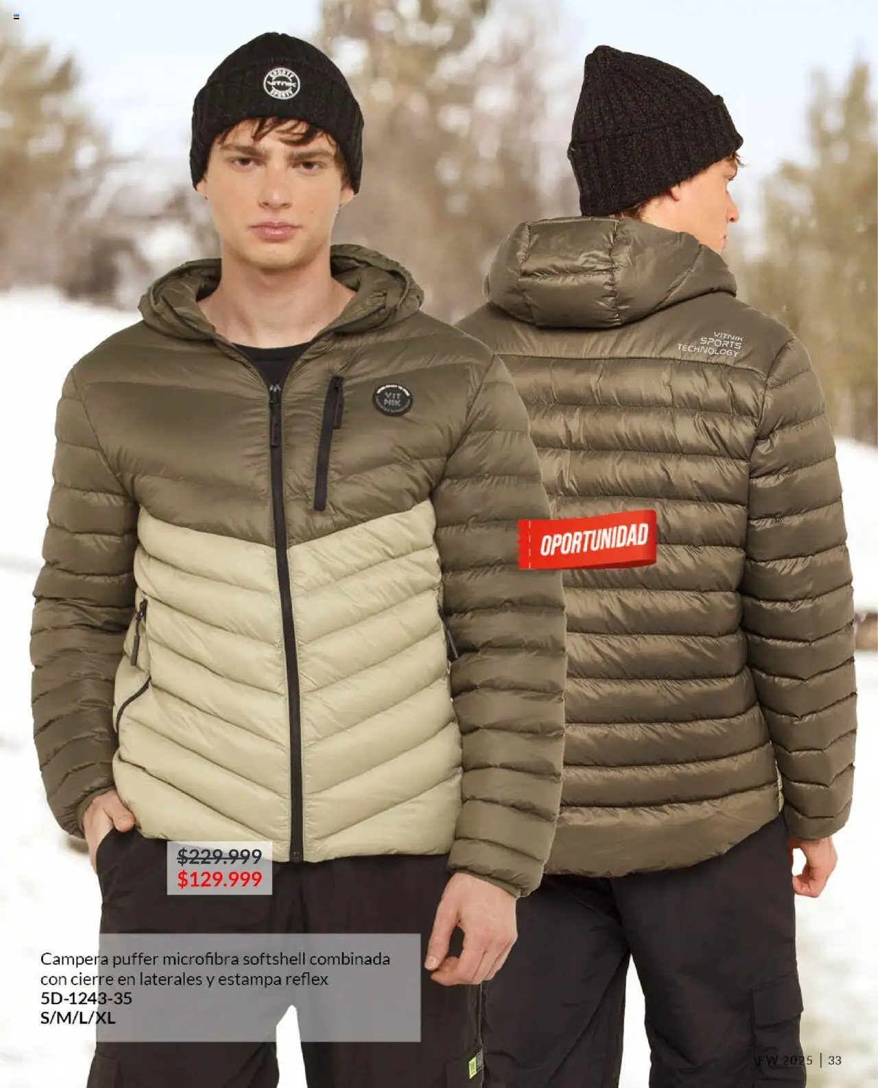 Vitnik catálogo Hombre │ válido desde el 08.08.2025 | Página: 33 | Productos: Campera