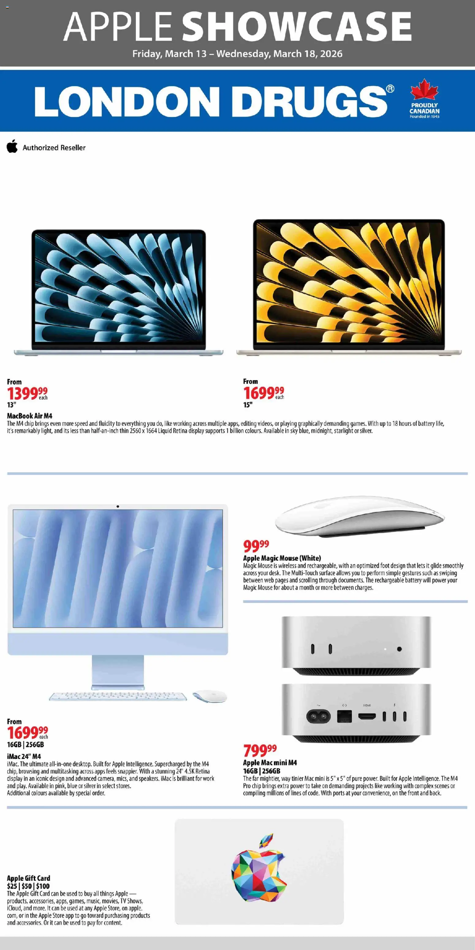 London Drugs flyer valid from 13.03.2026 | Page: 1