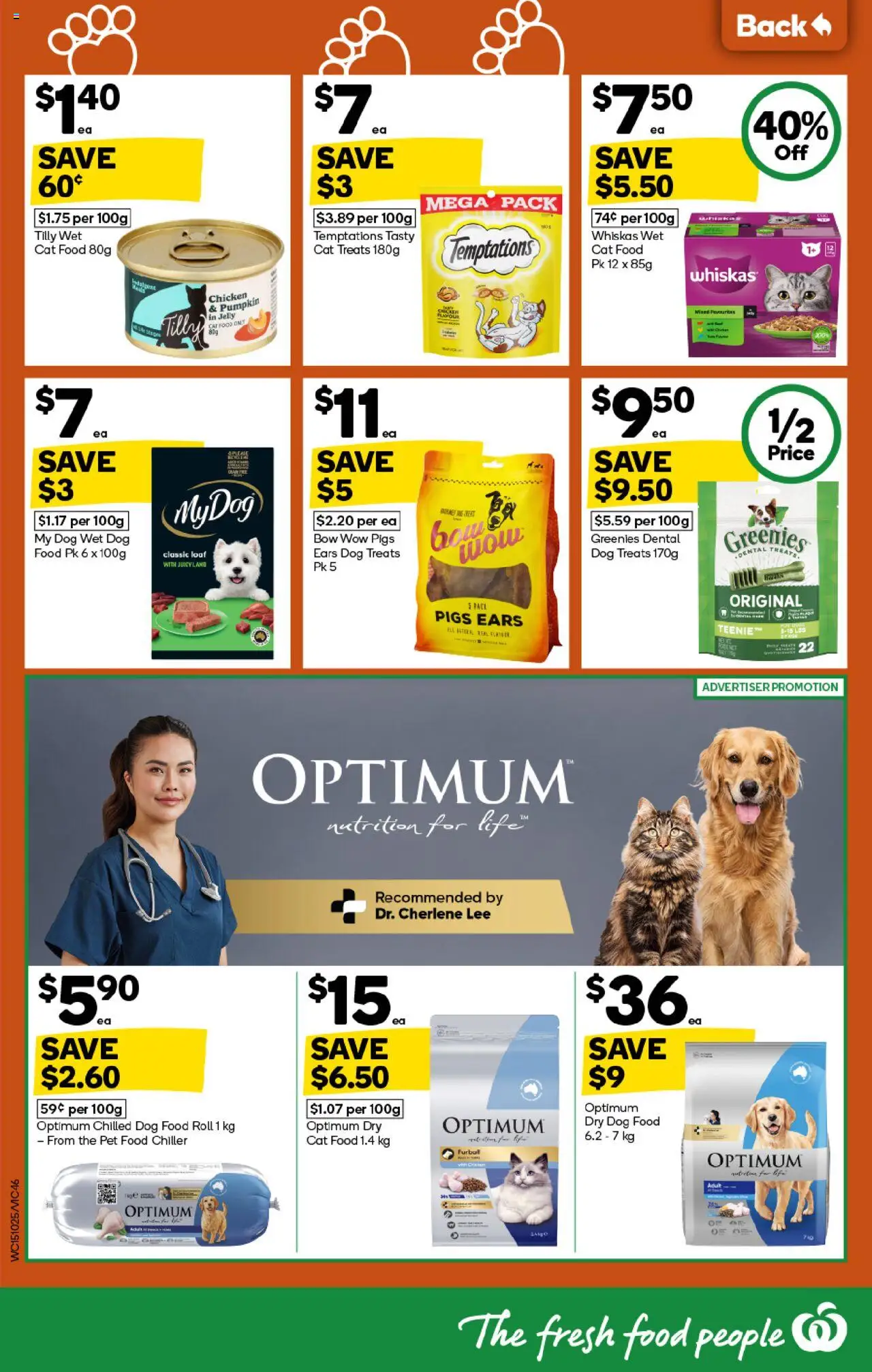 Woolworths catalogue - valid from 15.10.2025 | Page: 46 | Products: Chicken, Dog food, Pumpkin