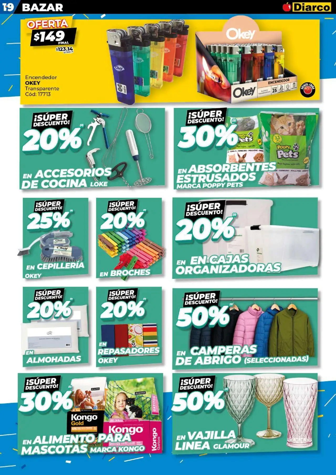 Diarco ofertas │ válido desde el 18.08.2025 | Página: 19 | Productos: Encendedor, Cocina