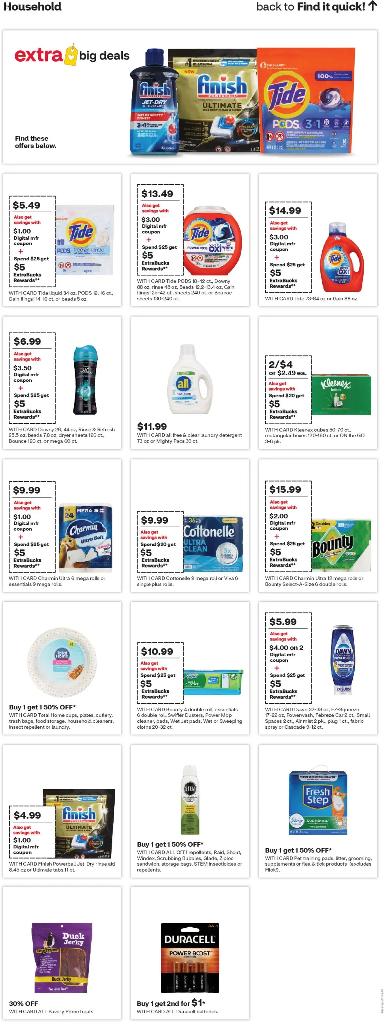 CVS Pharmacy Weekly Ad  - valid from 31.08.2025 | Page: 19 | Products: Detergent, Glasses, Dryer