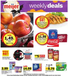 Preview of Meijer weekly ads valid from 29.10.2025