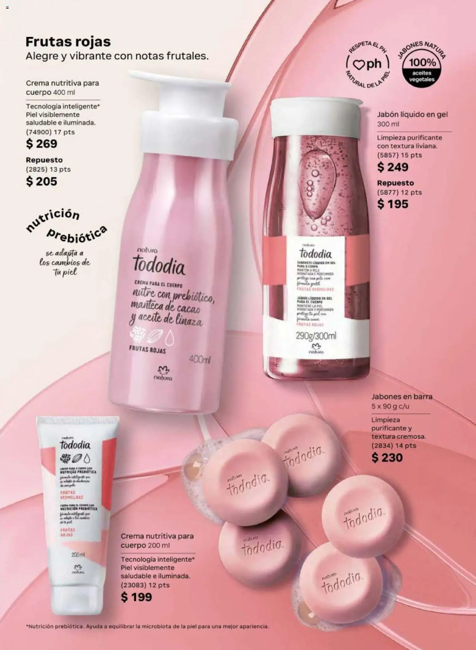 Nuevas ofertas de Natura válidas en toda la República Mexicana desde el 20.02.2026. ¡Encuentra las mejores ofertas en Natura campaña 4 2026! | Página: 107 | Productos: Jabón líquido, Crema, Aceite, Jabón