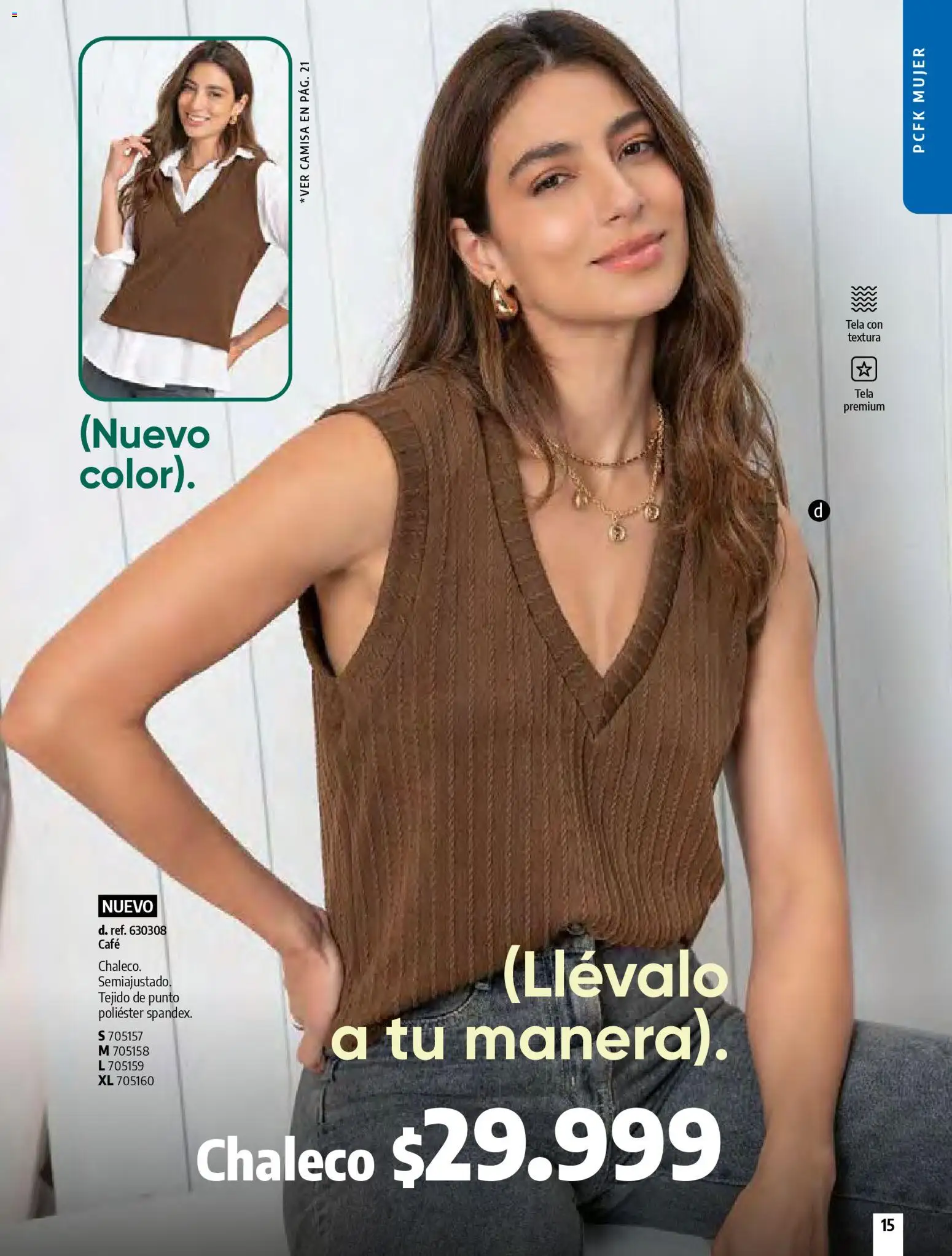 Pacifika revista - valida desde el 01.04.2026 | Página: 15 | Productos: Camisa, Chaleco, Café