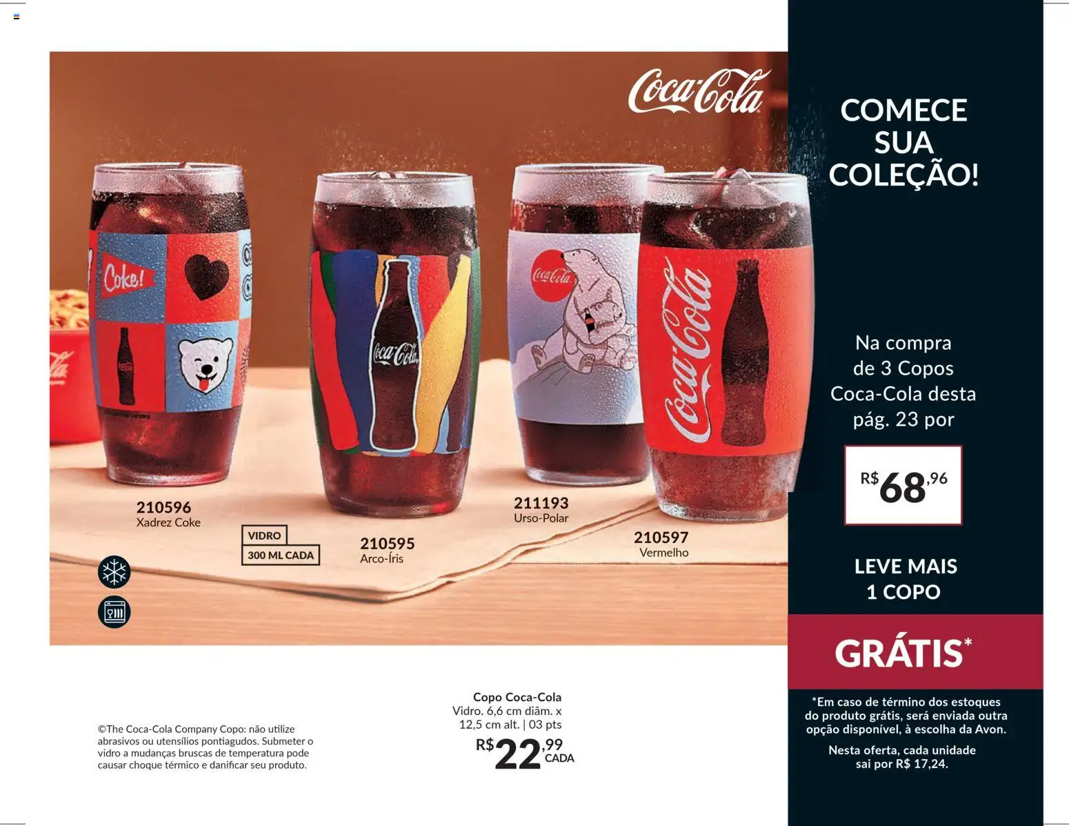 Avon Folheto - válido de 18.02.2026 | Página: 23 | Produtos: Cola, Copos