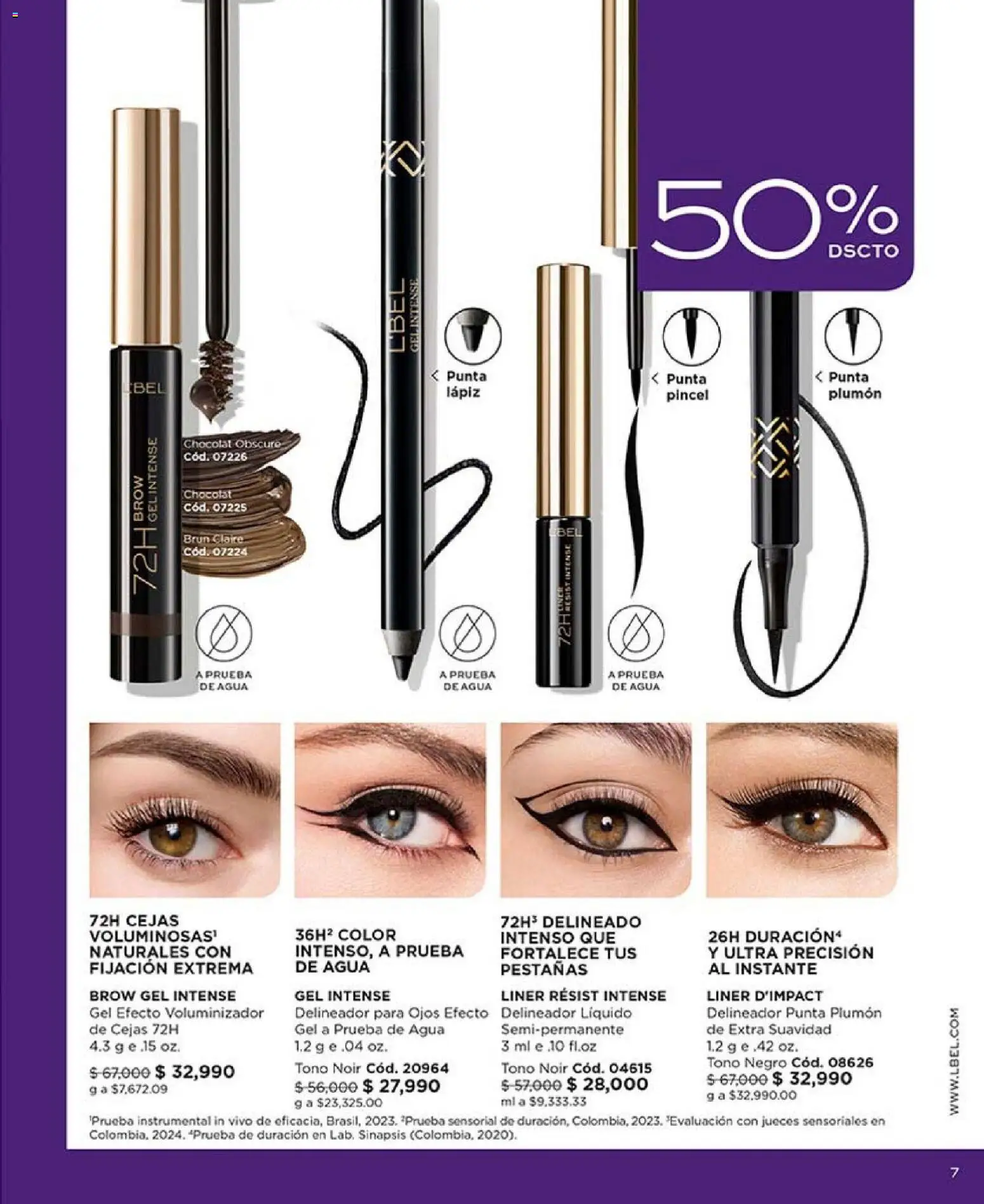 L'Bel revista - valida desde el 01.01.2026 | Página: 7 | Productos: Agua, Delineador