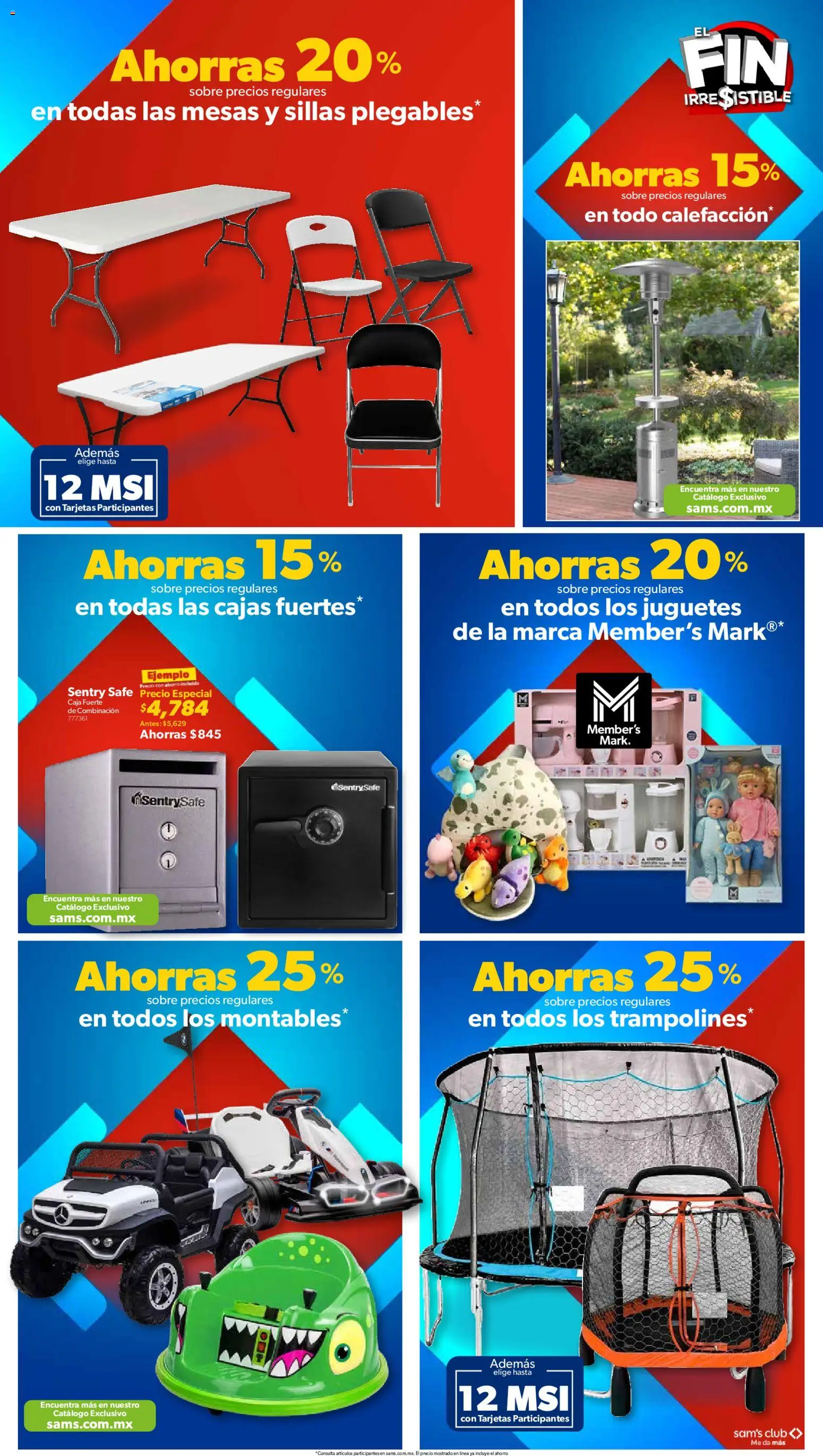 Nuevas ofertas de Sam's Club válidas en toda la República Mexicana desde el 04.11.2025. ¡Encuentra las mejores ofertas en Sam's Club Buen Fin! | Página: 16 | Productos: Caja, Sobre