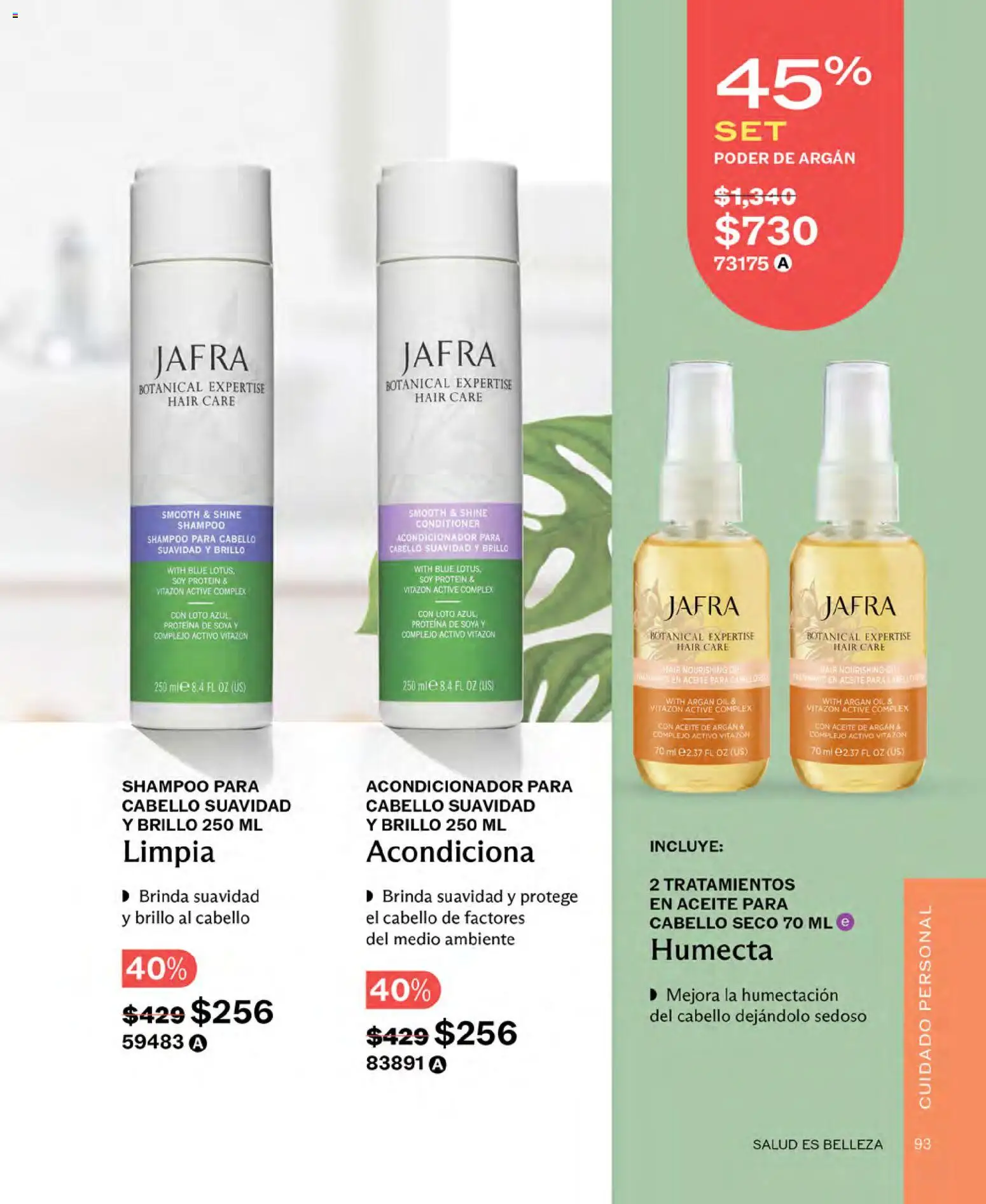 Nuevas ofertas de JAFRA válidas en toda la República Mexicana desde el 01.03.2026. ¡Encuentra las mejores ofertas en JAFRA catálogo! | Página: 93