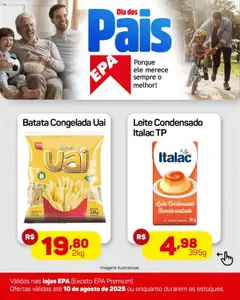 EPA Folheto - válido de 04.08.2025 | Página: 3 | Produtos: Leite, Batata, Leite condensado