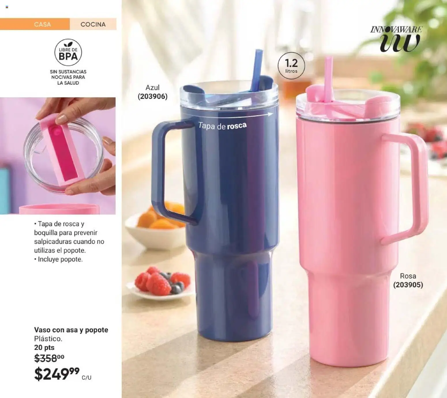 Nuevas ofertas de AVON válidas en toda la República Mexicana desde el 24.04.2026. ¡Encuentra las mejores ofertas en AVON Casa & Estilo 7 2026! | Página: 190 | Productos: Cocina