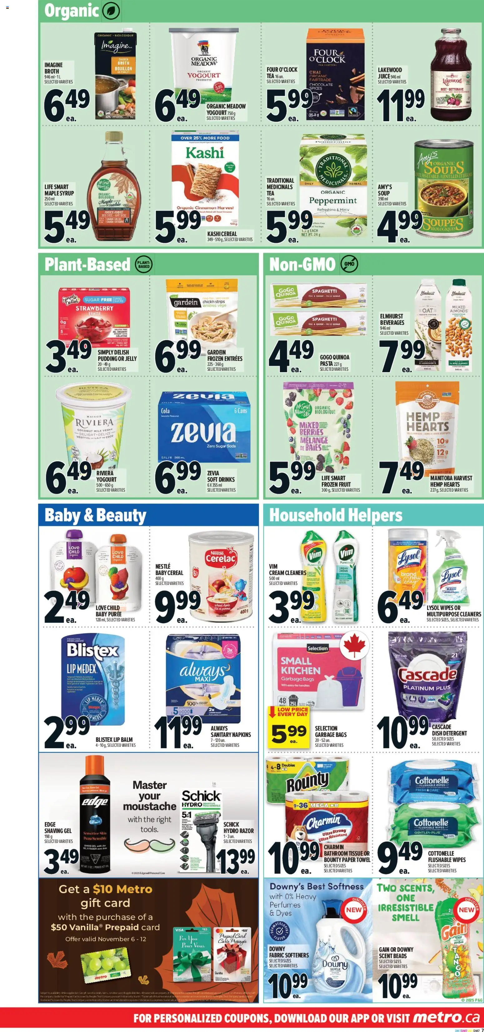 Metro flyer valid from 06.11.2025 | Page: 14 | Products: Tea, Pasta, Detergent, Chicken