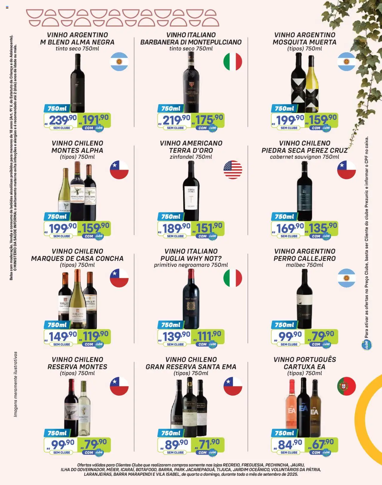Prezunic Folheto - válido de 01.09.2025 | Página: 3 | Produtos: Vinho, Mosquita muerta