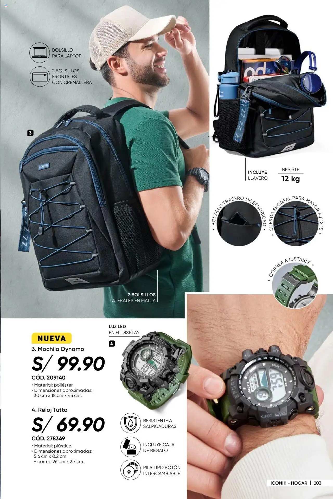 Catálogo Azzorti válido desde 18.08.2025 | Página: 207 | Productos: Caja, Mochila, Reloj