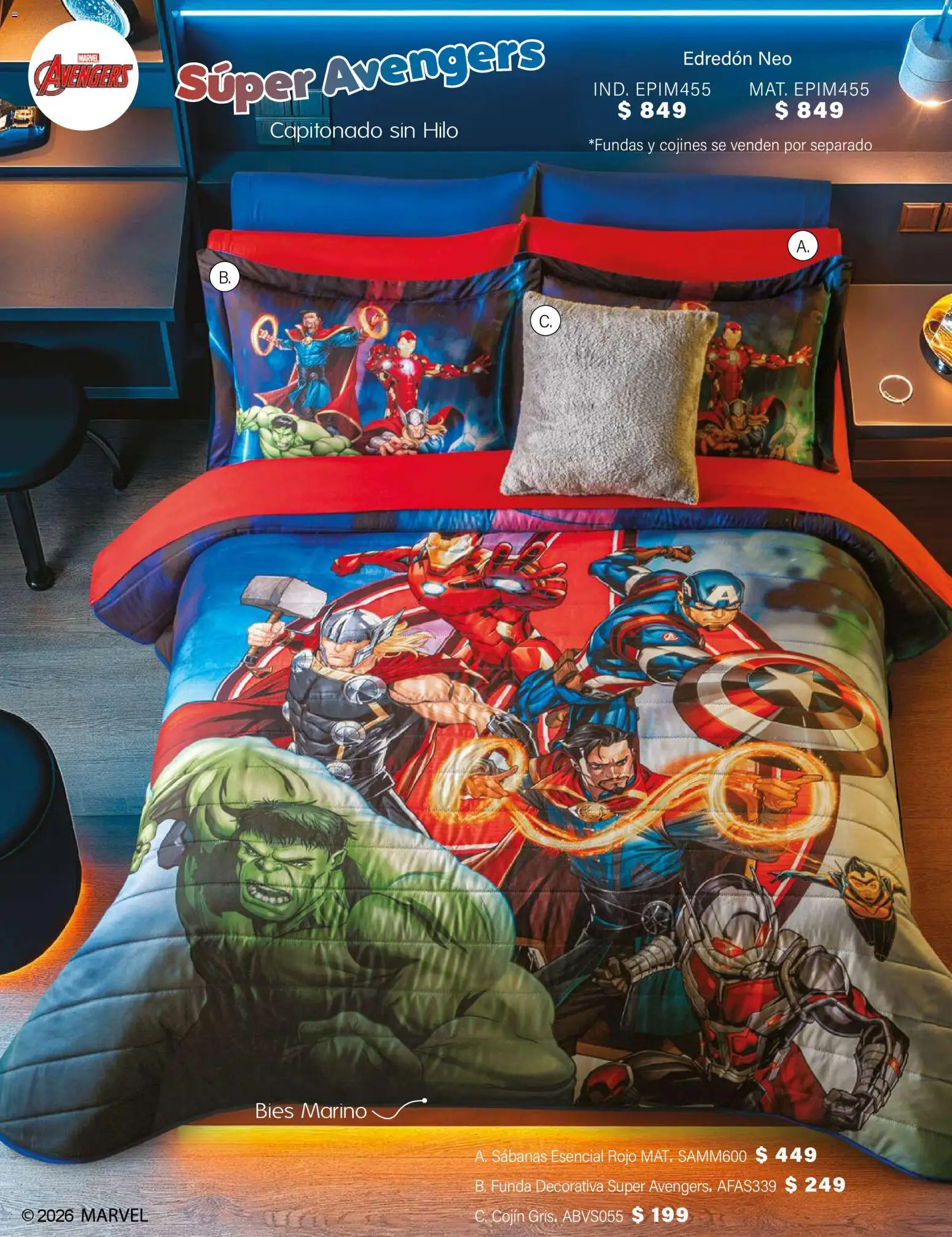 Nuevas ofertas de Colchas Concord válidas en toda la República Mexicana desde el 27.11.2025. ¡Encuentra las mejores ofertas en Colchas Concord catálogo Infantil! | Página: 6 | Productos: Funda, Sabanas