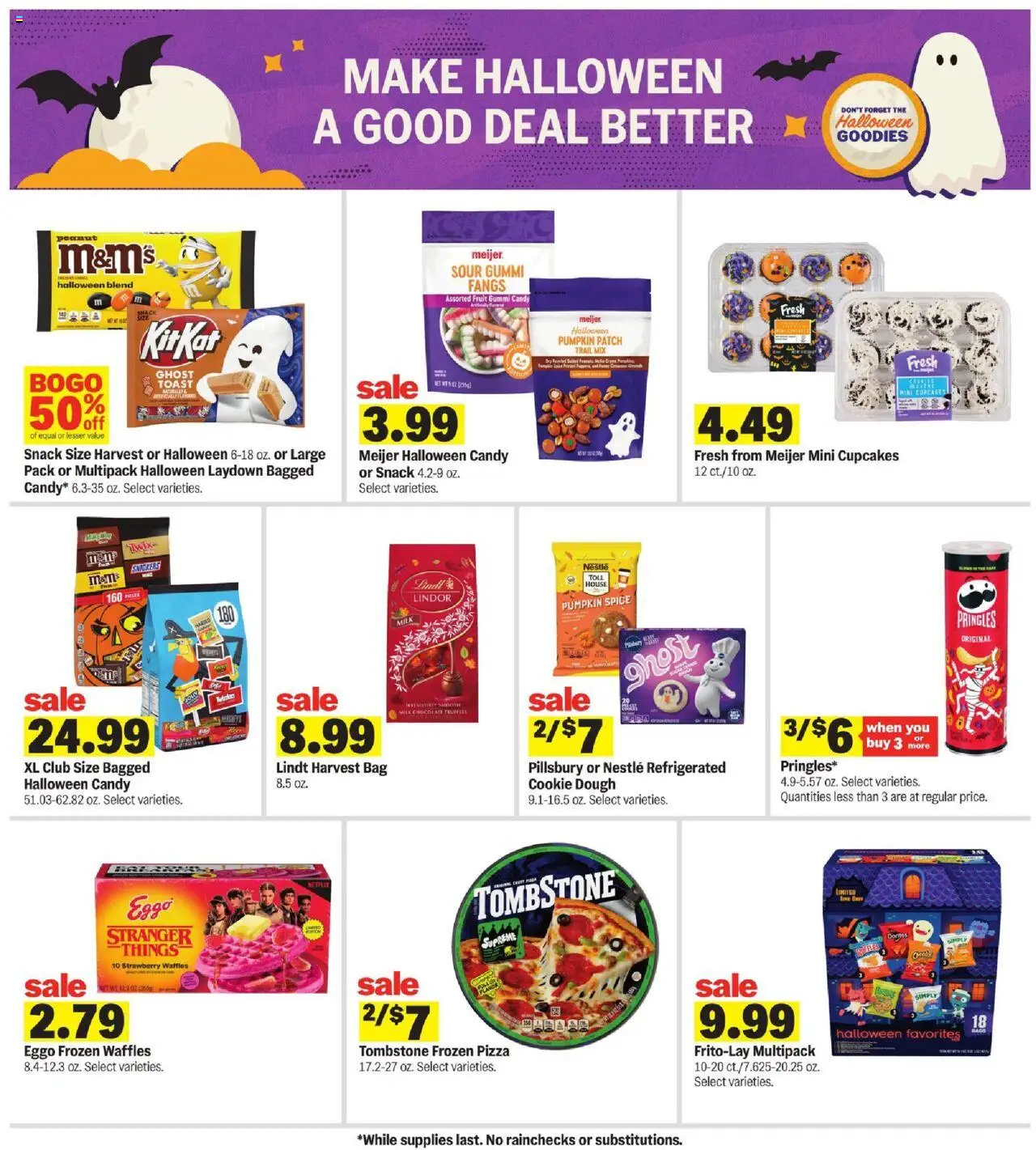 Meijer Weekly Ad - valid from 15.10.2025 | Page: 26 | Products: Milk, Chocolate, Pizza, Pumpkin