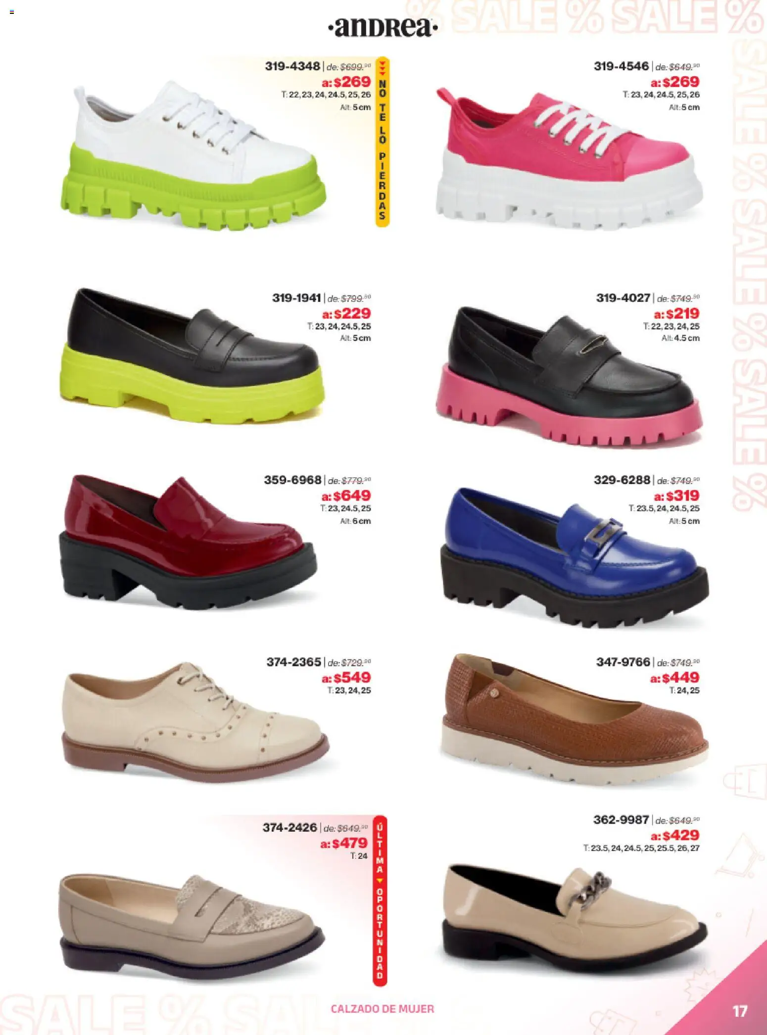 Nuevas ofertas de Andrea válidas en toda la República Mexicana desde el 21.12.2025. ¡Encuentra las mejores ofertas en Andrea catálogo Outlet! | Página: 17