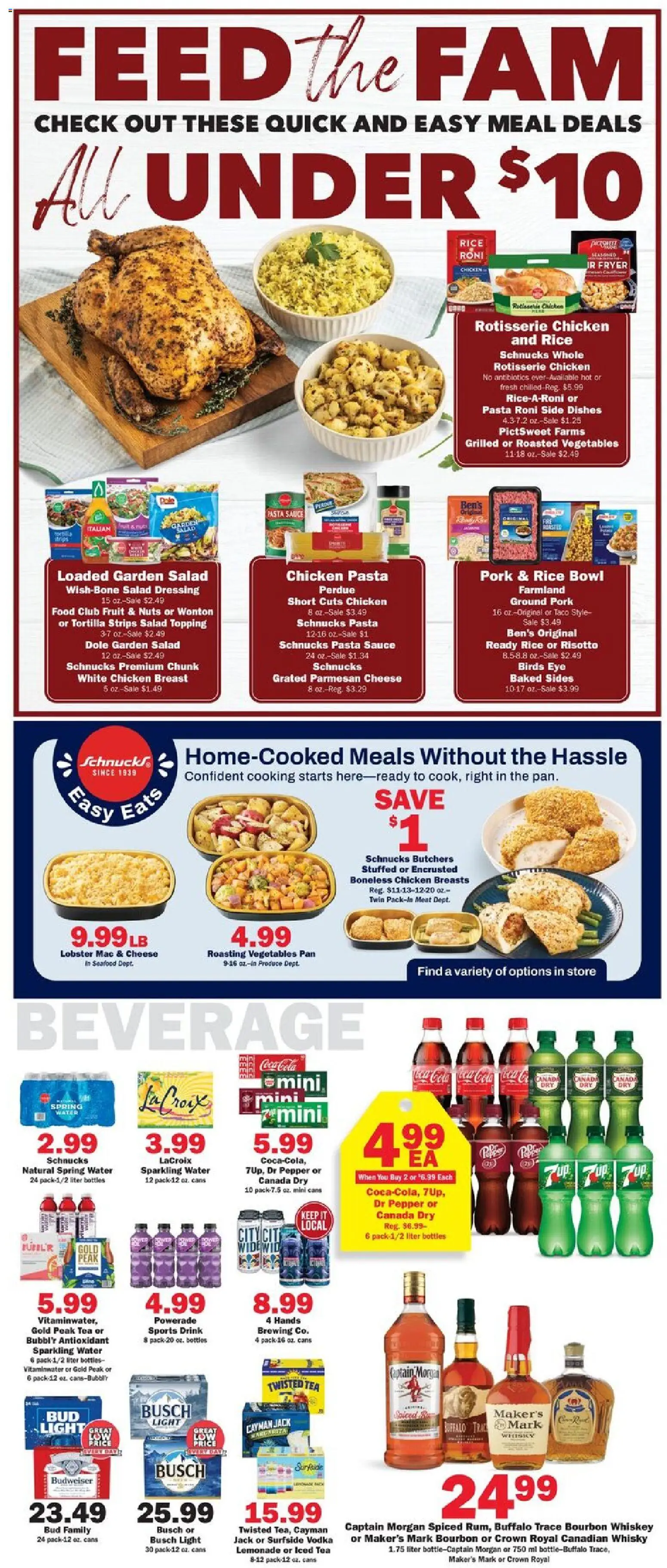 Schnucks Weekly Ad - valid from 08.04.2026 | Page: 3 | Products: Pork, Whiskey, Sauce, Pepper