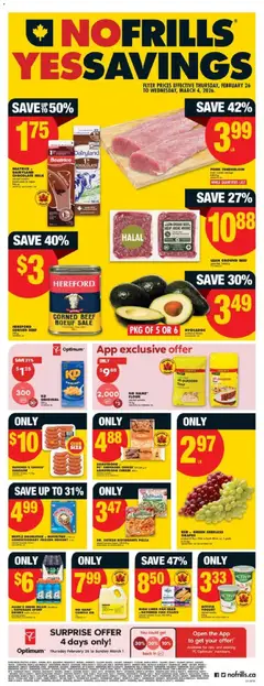 Preview of No Frills flyer - AB from shop No Frills valid from 26.02.2026