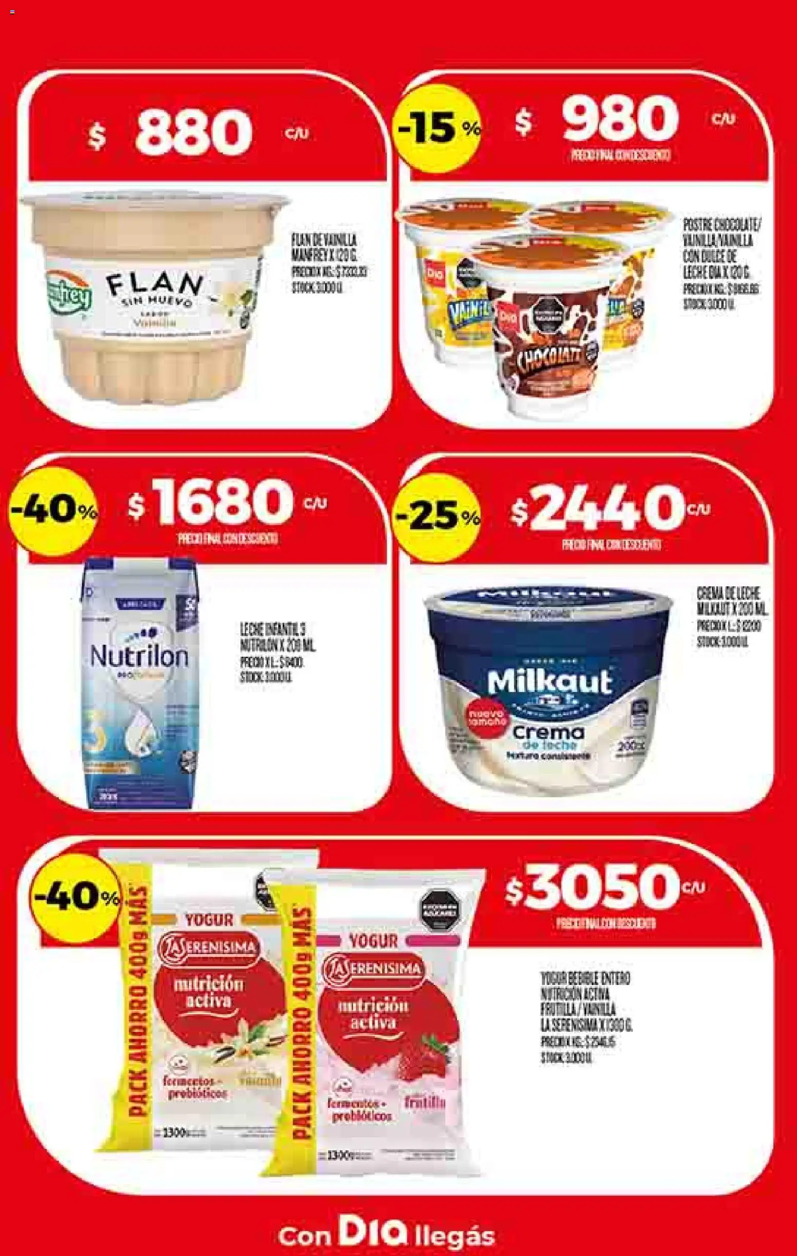 Dia - Ofertas - Salta y Jujuy │ válido desde el 25.02.2026 | Página: 13 | Productos: Crema de leche, Leche, Chocolate, Crema