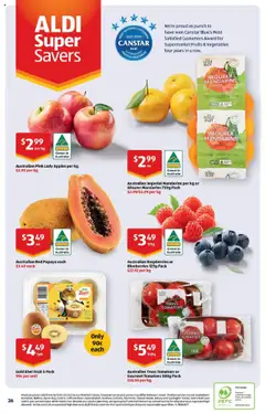 Aldi catalogue - valid from 23.07.2025 | Page: 26 | Products: Apples, Tomatoes, Mandarins, Vegetables