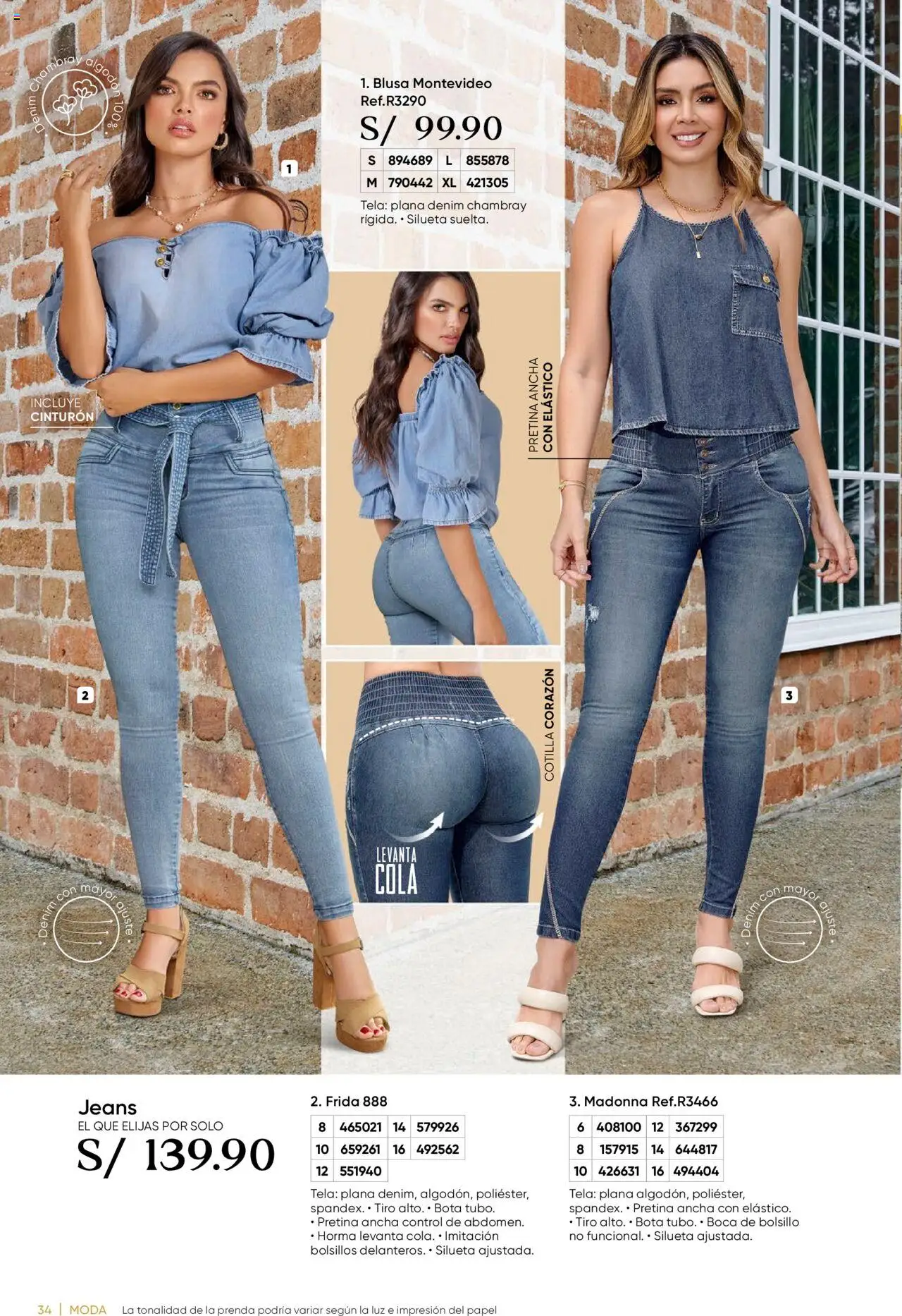 Catálogo Azzorti válido desde 15.09.2025 | Página: 36 | Productos: Blusa, Cinturón, Jeans