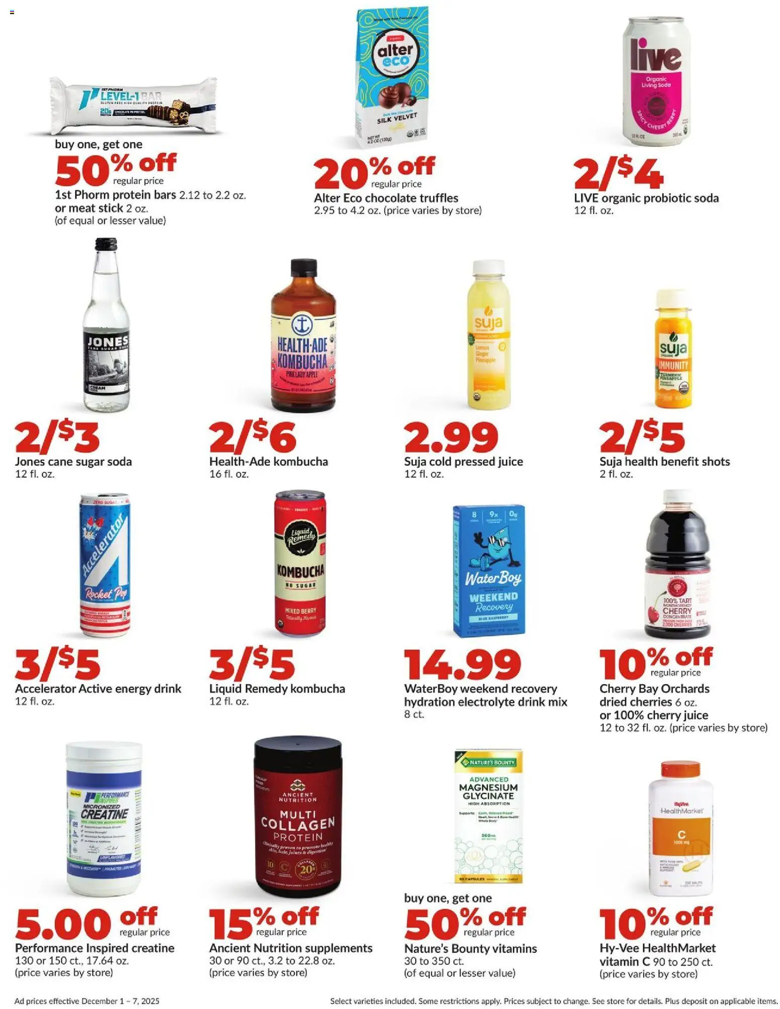 HyVee Weekly Ad - valid from 01.12.2025 | Page: 33 | Products: Magnesium, Turmeric, Juice, Pineapple