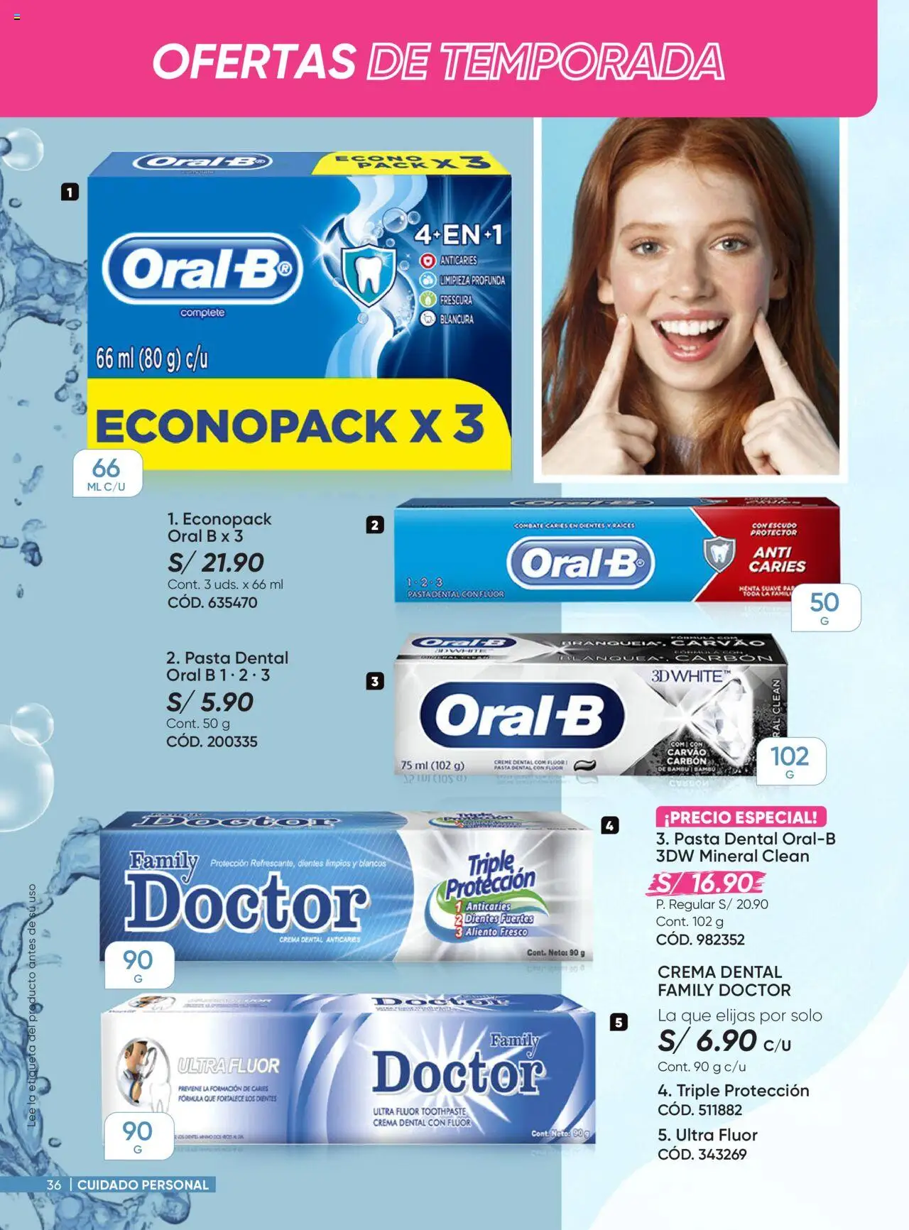 Catálogo Azzorti válido desde 29.09.2025 | Página: 36 | Productos: Pasta dental, Pasta, Crema