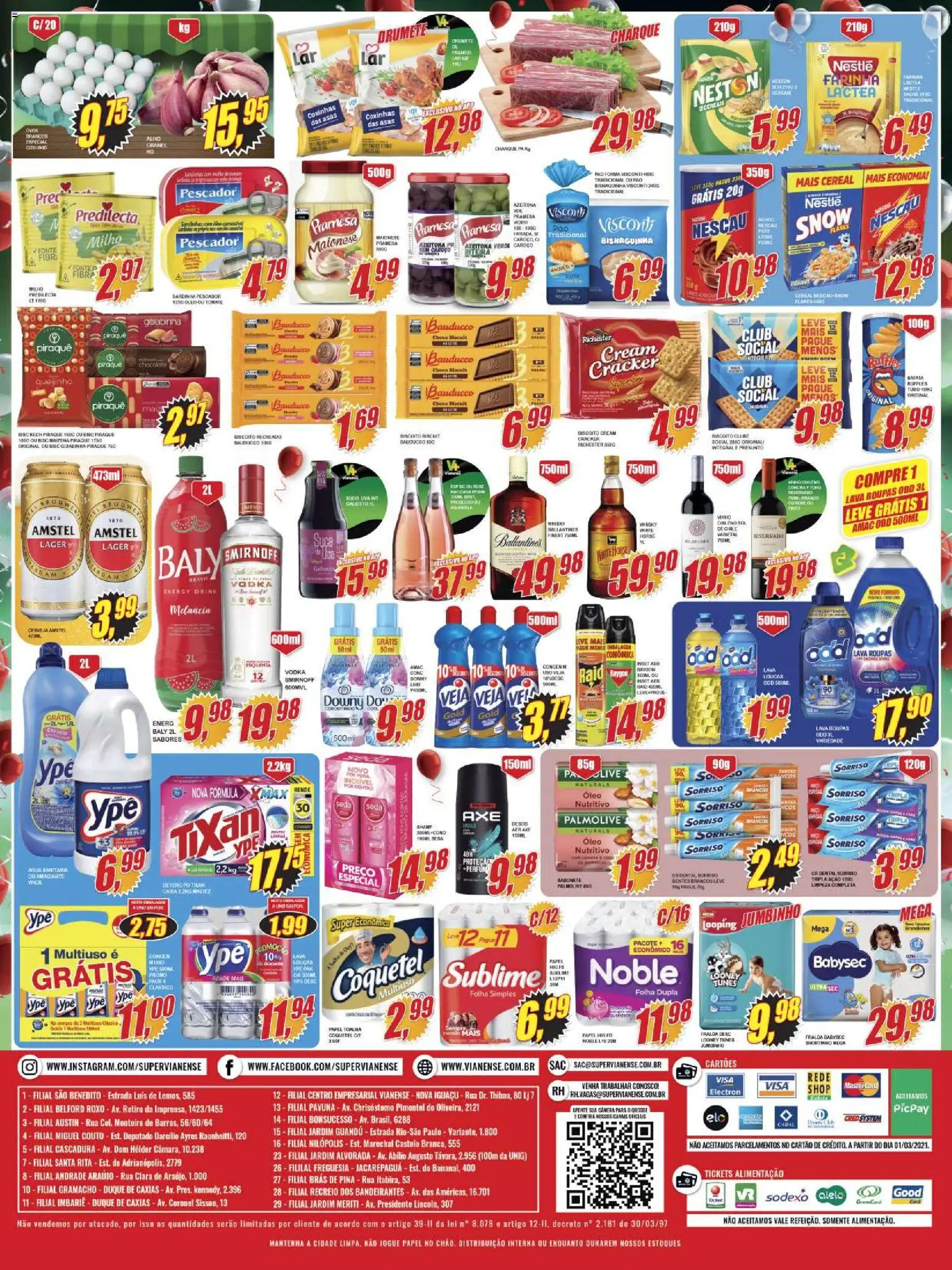 Vianense Folheto - válido de 31.10.2025 | Página: 2 | Produtos: Biscoito, Caixa, Frango, Maionese