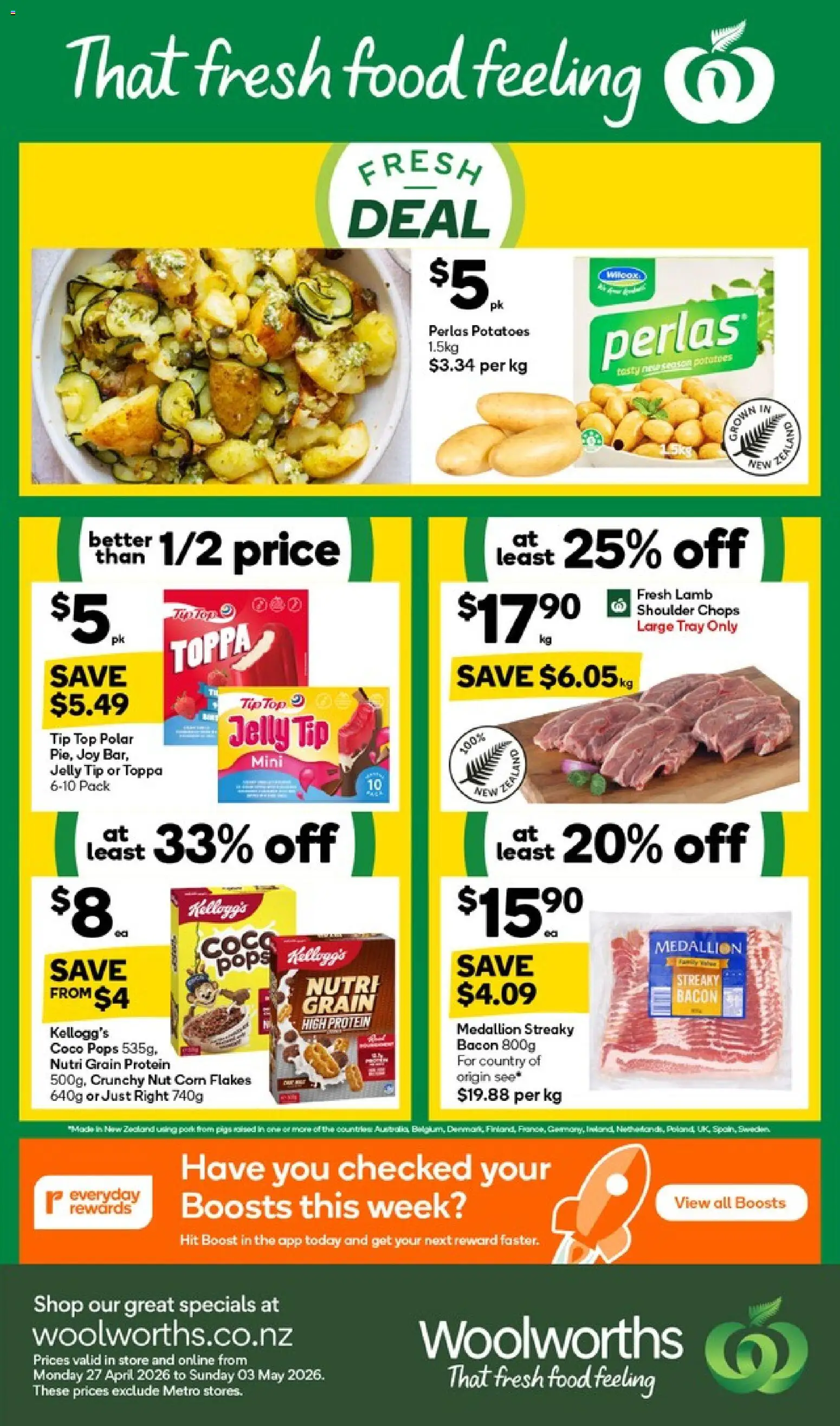 Woolworths catalogue from 27.04.2026 | Page: 1