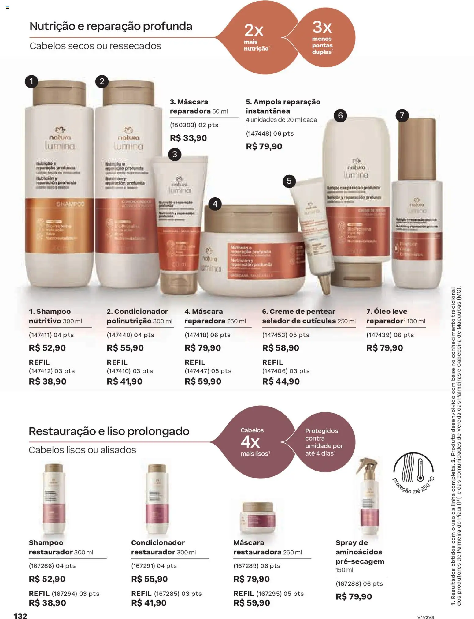 Natura Folheto - válido de 13.01.2026 | Página: 132 | Produtos: Condicionador, Selador, Óleo, Base