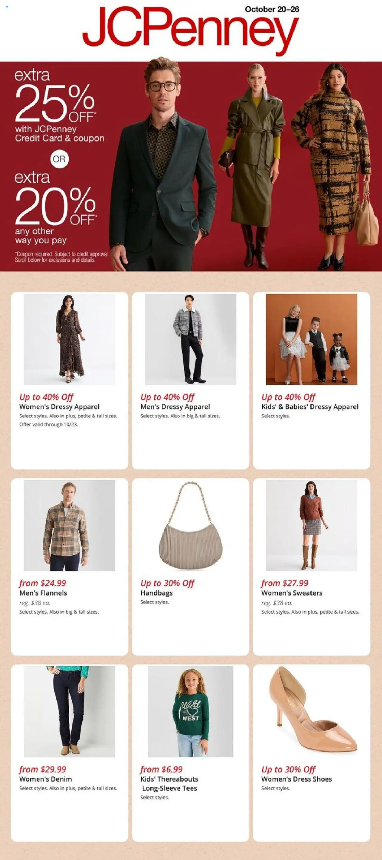 JCPenney Weekly Ad - valid from 20.10.2025 | Page: 1