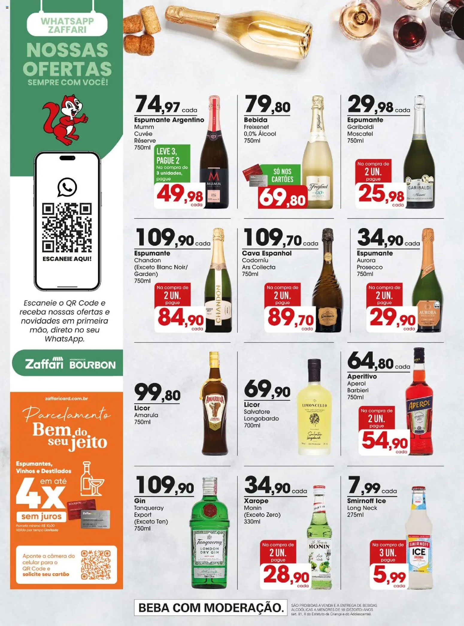Zaffari Folheto - válido de 28.04.2026 | Página: 18 | Produtos: Celular, Licor, Xarope, Câmera