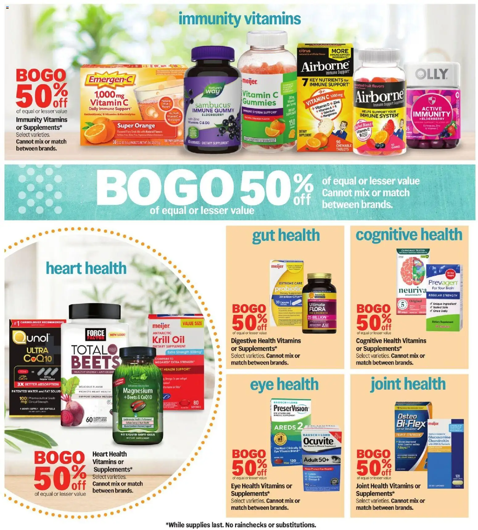 Meijer Revitalize Your Resolutions - valid from 26.12.2025 | Page: 6 | Products: Vitamin, CoQ10, Selenium, Oil