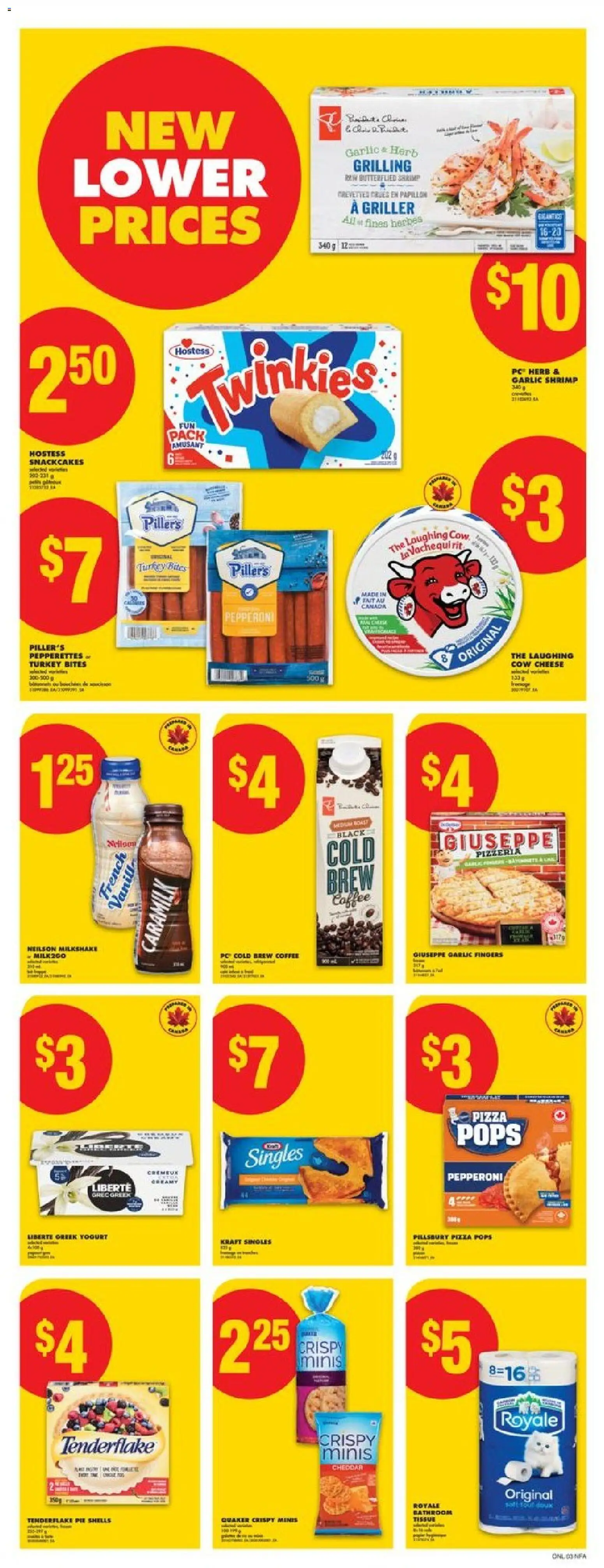 No Frills flyer valid from 20.11.2025 | Page: 7 | Products: Cheese, Yogurt, Coffee, Pizza