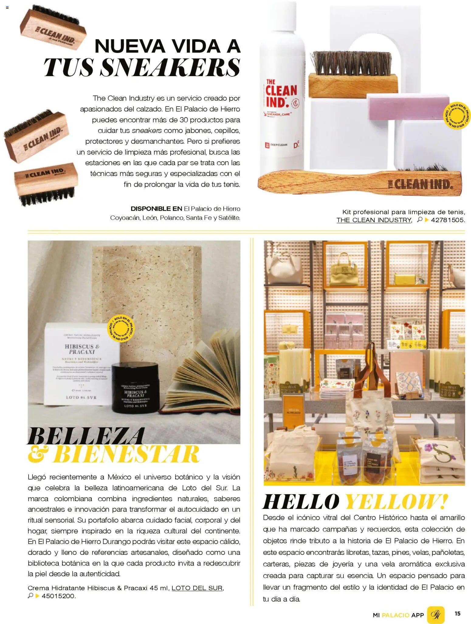 Nuevas ofertas de Palacio De Hierro válidas en toda la República Mexicana desde el 26.12.2025. ¡Encuentra las mejores ofertas en Palacio De Hierro catálogo! | Página: 17 | Productos: Crema, Vela, Biblioteca