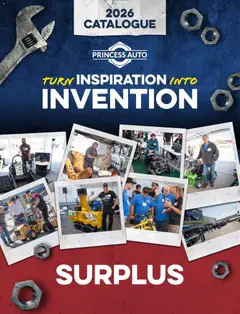 Preview of Princess Auto catalog - Surplus from shop Princess Auto valid from 21.04.2026