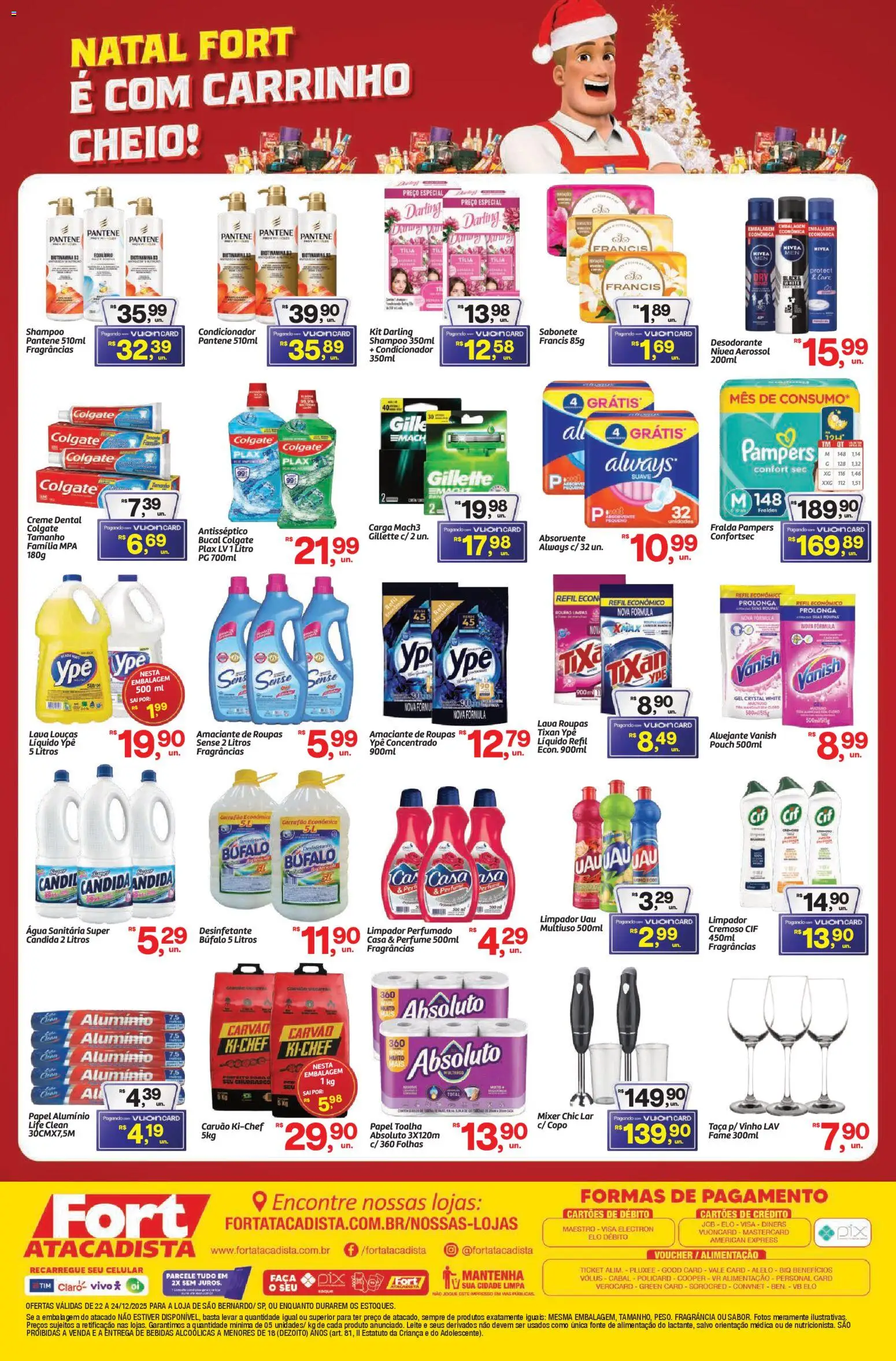 Fort Atacadista Folheto - válido de 22.12.2025 | Página: 4 | Produtos: Papel toalha, Fragrância, Vinho, Sabonete