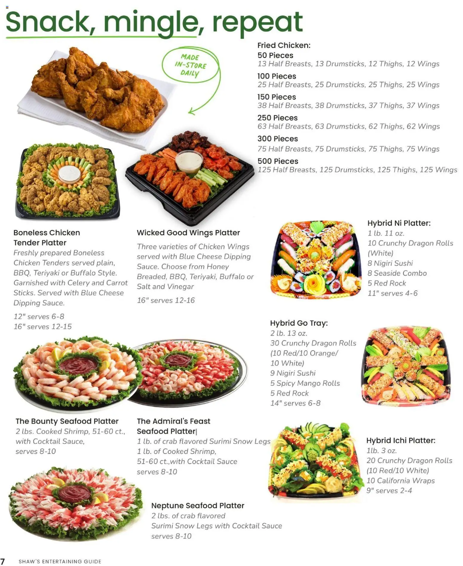Shaw's Entertainment Guide - valid from 28.11.2025 | Page: 8 | Products: Vinegar, Sauce, Salt, Seafood