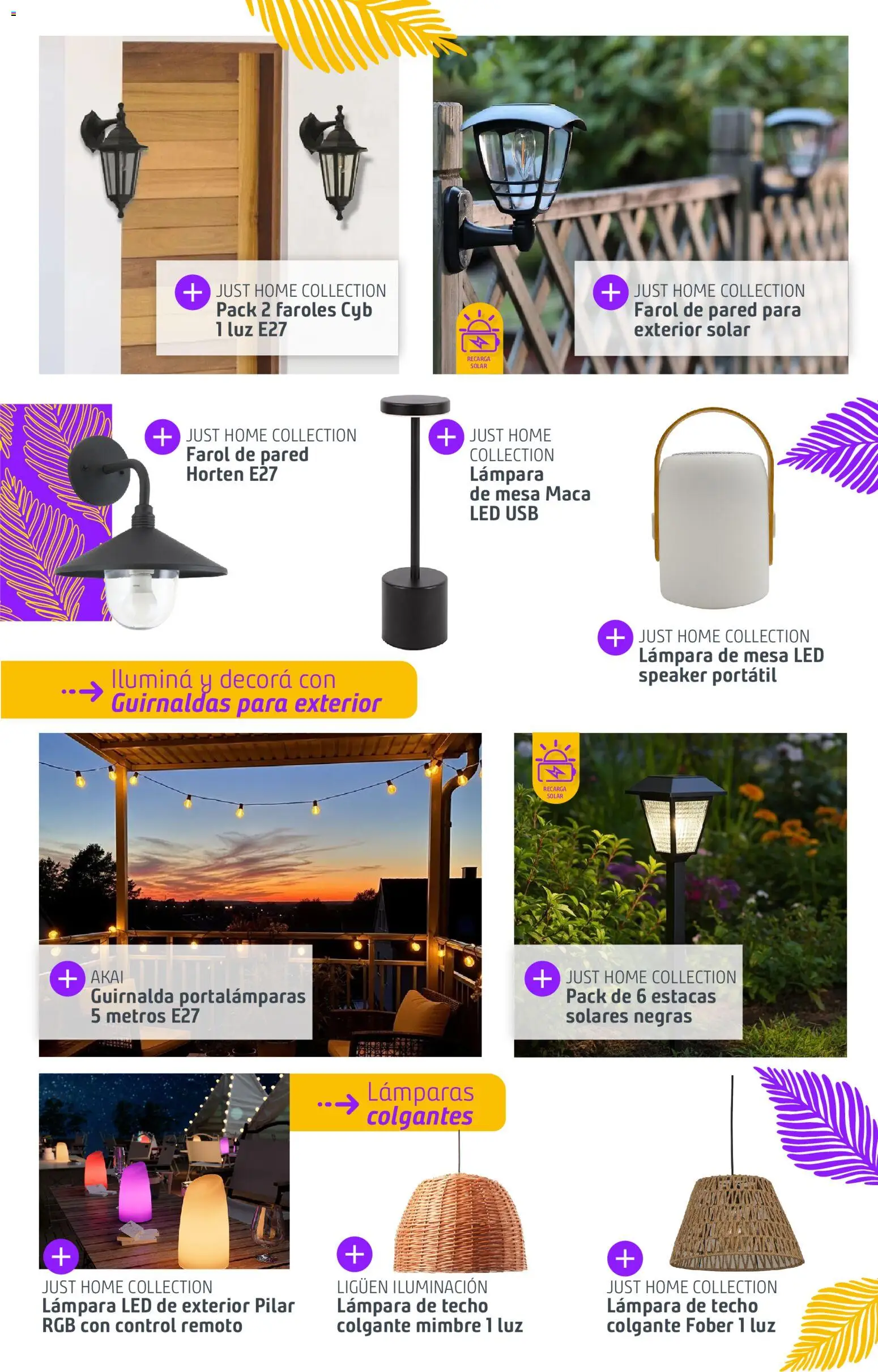 Sodimac catálogo │ válido desde el 18.12.2025 | Página: 23 | Productos: Colgantes, Farol, Lámpara, Control remoto