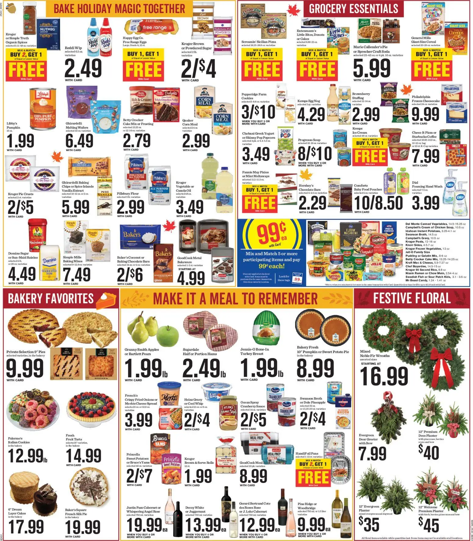 Mariano's Black Friday - valid from 19.11.2025 | Page: 5 | Products: Apples, Pineapple, Cream, Pumpkin