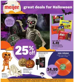 Preview of Meijer weekly ads valid from 01.10.2025