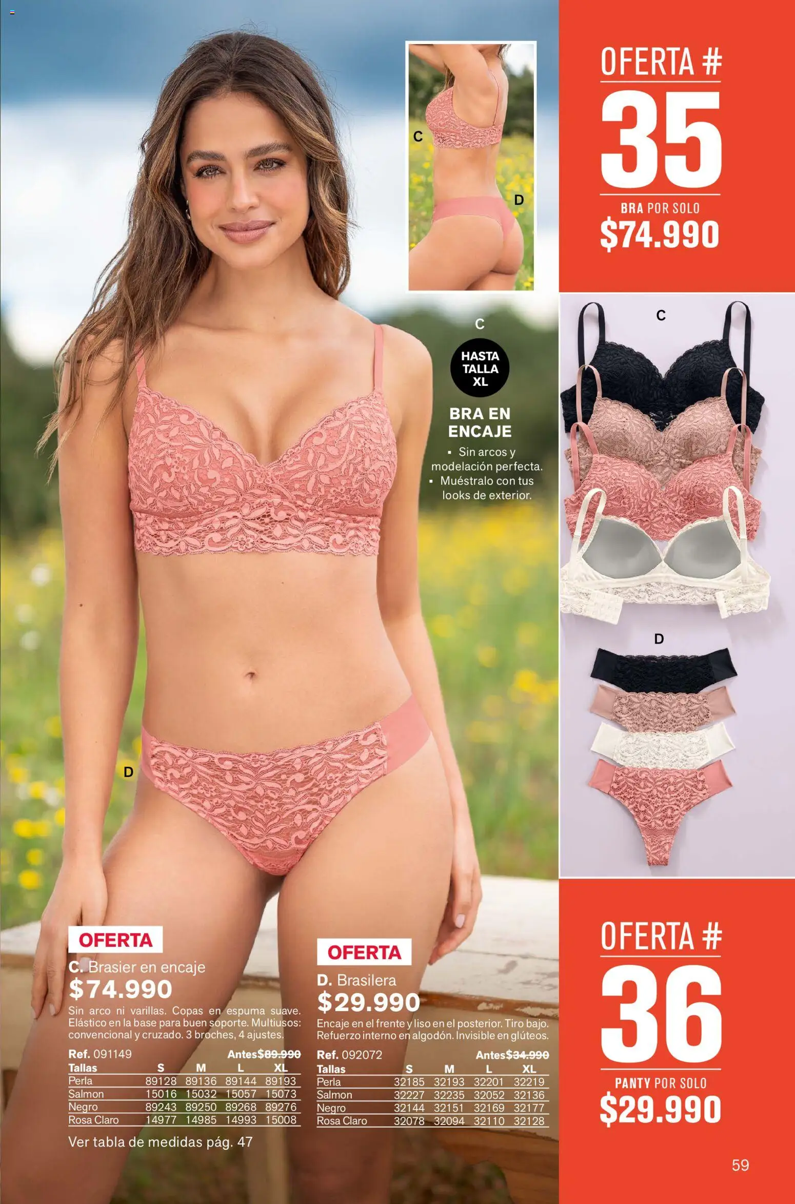 Leonisa revista - valida desde el 02.01.2026 | Página: 59 | Productos: Espuma, Brasier
