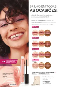 Mary Kay - Catálogo Janeiro/Fevereiro 2026 - Pré-Visualização do folheto da loja Mary Kay, válido de 01.01.2026 | Página: 6 | Produtos: Celular, Maquiagem, Blush, Bolsa