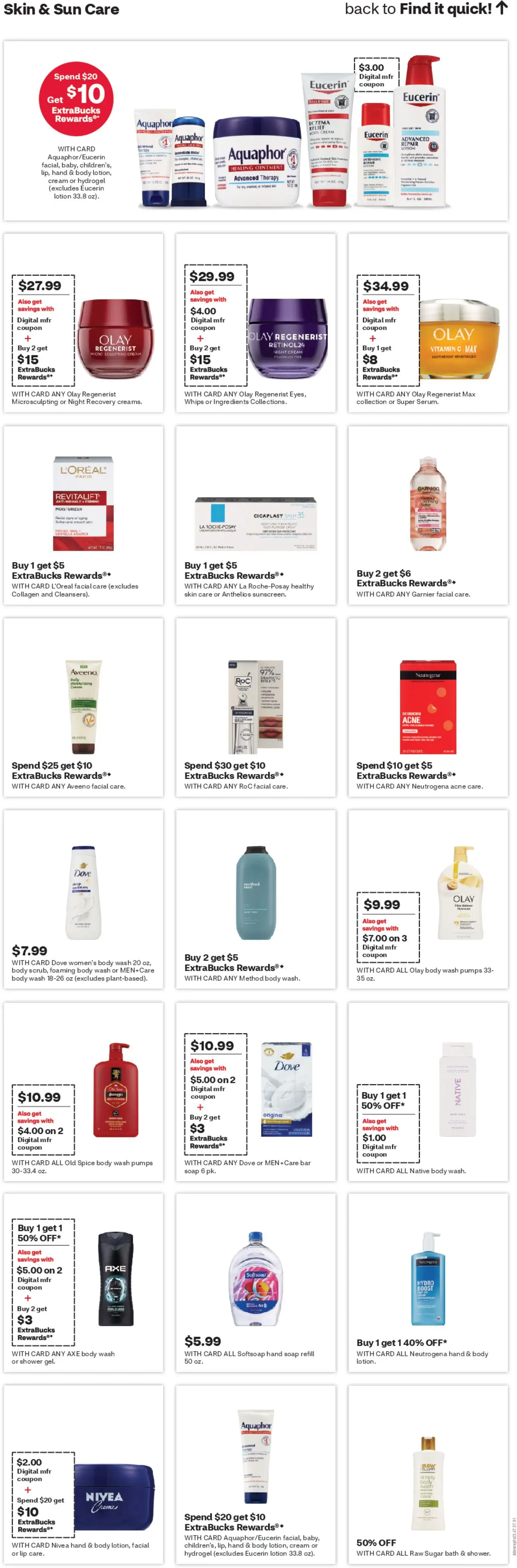 CVS Pharmacy Weekly Ad - PA - valid from 22.02.2026 | Page: 12 | Products: Vitamin, Axe, Body cream, Sugar